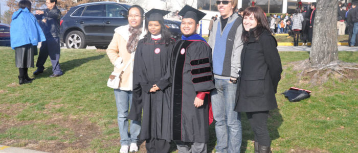 Deblina and Soca at Graduation